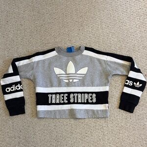 Adidas Long-Sleeve Crop Top